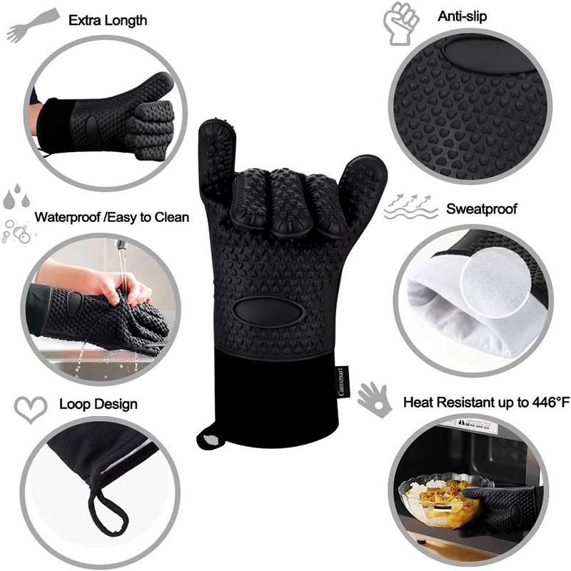 Silikonowe rękawice kuchenne O – Oven Mitt Silicone recenzja i cena