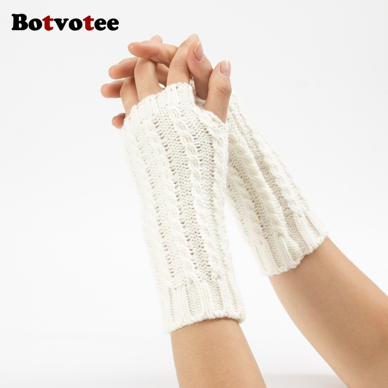 Rękawiczki zimowe Botvotee Y2k – Fingerless Glove Knit recenzja i cena